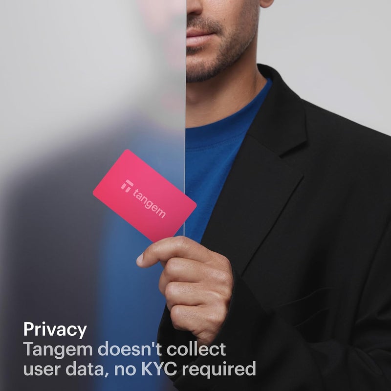 tangem Wallet Pack of 3 - Secure Crypto Wallet - Trusted Cold Storage for Bitcoin, Ethereum, NFT's & More Coins - 100% Offline Hardware Spring Bloom - Image 3